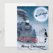 Cartes Pour Fêtes Annuelles Bingo de Noël (Devant / Derrière)