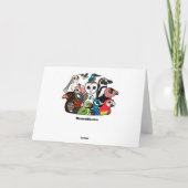 Cartes Pour Fêtes Annuelles Birdorable European Garden Bird Serre de Noël (Dos)