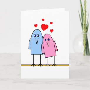 Cartes Pour Fêtes Annuelles Birdy Love
