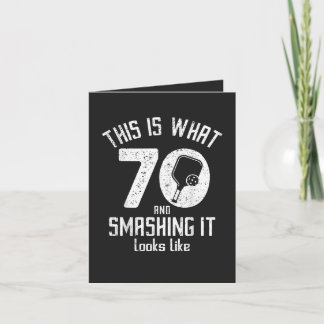 Cartes Pour Fêtes Annuelles Birthday 70 Years Old Love Pickleball