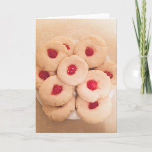 Cartes Pour Fêtes Annuelles Biscuit au beurre