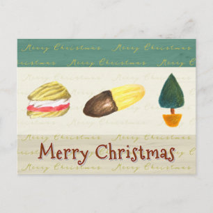 Cartes Pour Fêtes Annuelles Biscuits Cookies Noël Rustique Cosy