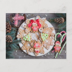 Cartes Pour Fêtes Annuelles Biscuits de Noël