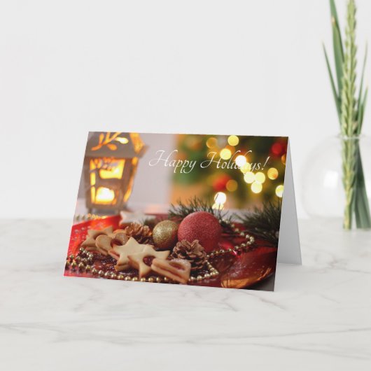 Cartes Pour Fêtes Annuelles biscuits de Noël (Devant)