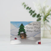 Cartes Pour Fêtes Annuelles Biscuits de Noël ! (Debout devant)