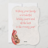 Cartes Pour Fêtes Annuelles biscuits de Noël au lait cuits dans la cuisine de (Dos)