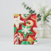 Cartes Pour Fêtes Annuelles biscuits de Noël glacés (Debout devant)