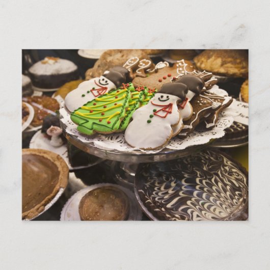 Cartes Pour Fêtes Annuelles Biscuits de Noël sur l'affichage à New York City (Devant)