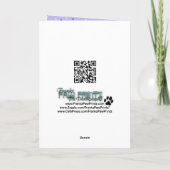 Cartes Pour Fêtes Annuelles Biscuits d'oeuf de pâques - Boston Terrier (Dos)