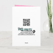 Cartes Pour Fêtes Annuelles Biscuits d'oeuf de pâques - caniche - rose (Dos)