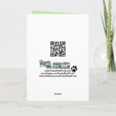 Cartes Pour Fêtes Annuelles Biscuits d'oeuf de pâques - Jack Russell (Dos)