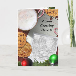 Cartes Pour Fêtes Annuelles Biscuits pour Père Noël