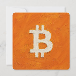 Cartes Pour Fêtes Annuelles Bitcoin Standard (Huile, Style: 1)