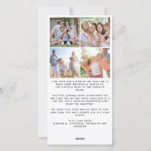 Cartes Pour Fêtes Annuelles Bizarre bonne année photo (Dos)