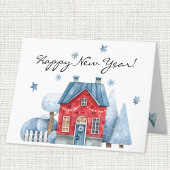 Cartes Pour Fêtes Annuelles Bizarre Hiver Bonne Année 