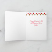 Cartes Pour Fêtes Annuelles Black Labrador Christmas Antlers (Intérieur)