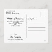 Cartes Pour Fêtes Annuelles Black Labrador Mistletoe mignon Chien Chien Chien  (Dos)