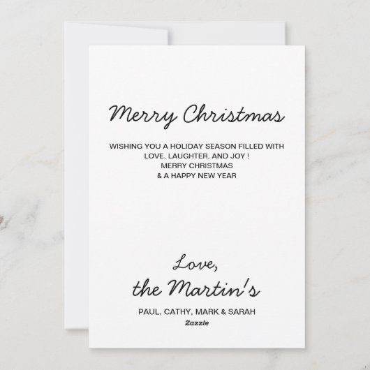 Cartes Pour Fêtes Annuelles Black Labrador Retriever Christmas mignon Chien Pè (Dos)