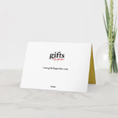 Cartes Pour Fêtes Annuelles Black Père Noël volant dans un avion (Dos)