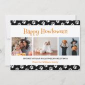 Cartes Pour Fêtes Annuelles Black Pet 3 Photo Halloween (Devant)