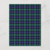 Cartes Pour Fêtes Annuelles Black Watch Scottish Tartan (Devant)
