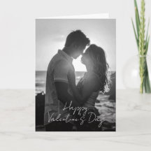Black & White Photo Valentine's Day Card