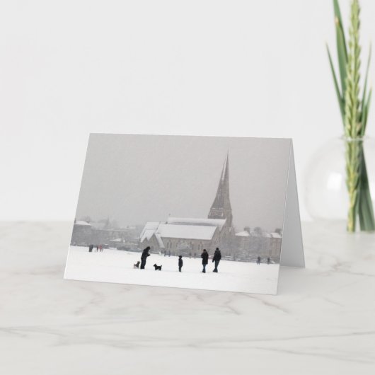 Cartes Pour Fêtes Annuelles Blackheath blanc (Devant)