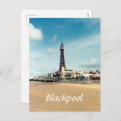 Cartes Pour Fêtes Annuelles Blackpool (Devant / Derrière)