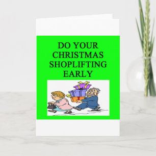 Cartes Pour Fêtes Annuelles blague de levage de NOËL