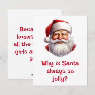 Cartes Pour Fêtes Annuelles Blagues de Noël