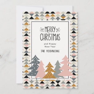 Cartes Pour Fêtes Annuelles Blanc Beige Minimaliste Scandinave Joyeux Noël