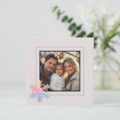 Cartes Pour Fêtes Annuelles Blanche-Neige simple (Debout devant)