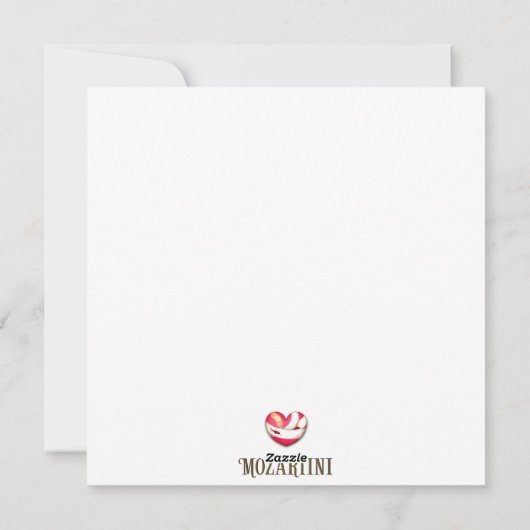 Cartes Pour Fêtes Annuelles Bleeding Heart Comical Valentine (Dos)