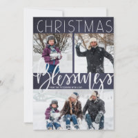 Blessures de Noël neige tombant typographie