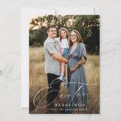 Cartes Pour Fêtes Annuelles Blessures de Pâques élégantes Photo (Devant)