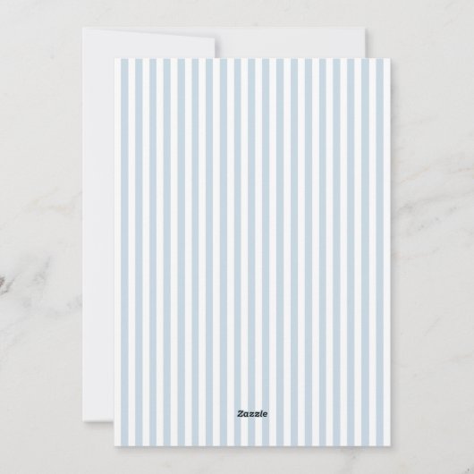 Cartes Pour Fêtes Annuelles Bleu de cadre à main blanche (Dos)