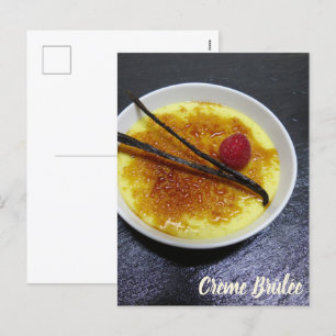 Cartes Pour Fêtes Annuelles Bleu de crème sur ardoise avec framboise et vanill