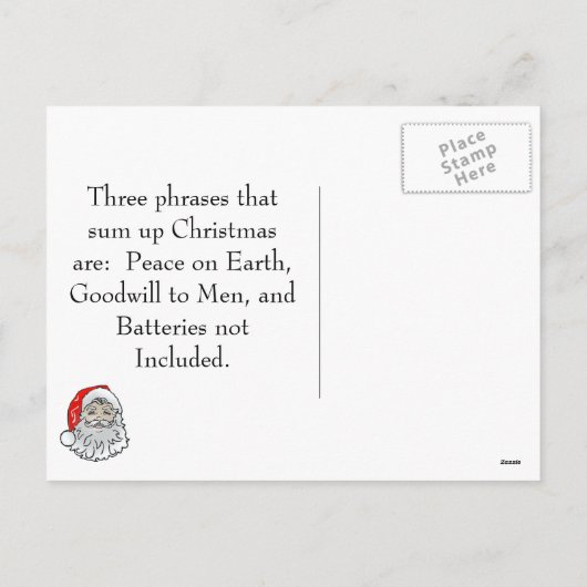 Cartes Pour Fêtes Annuelles Bleu épicéa (Dos)