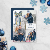 Cartes Pour Fêtes Annuelles Bleu Joyeux Noël Gros Gros Bouw