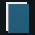 Cartes Pour Fêtes Annuelles Bleu métallique, Bleu ardoise, Bleu petit,<br><div class="desc">Carte de vacances à plat</div>