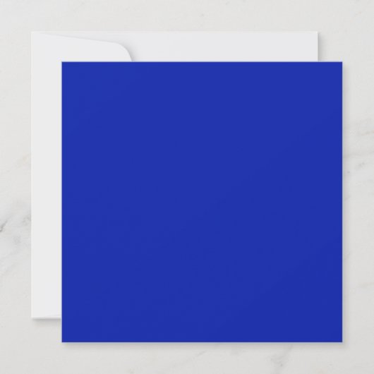Cartes Pour Fêtes Annuelles Bleu (Pantone) (couleur solide) (Devant)