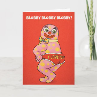 Cartes Pour Fêtes Annuelles Blobby Blobby Blobby!