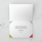 Cartes Pour Fêtes Annuelles Bloc de couleurs Fête d'entreprise (Intérieur)