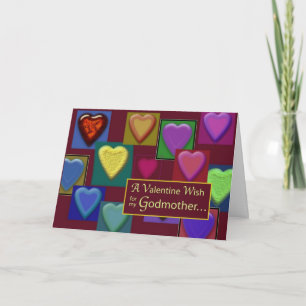Cartes Pour Fêtes Annuelles Blocs de Valentine de marraine de coeurs