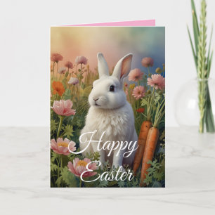 Cartes Pour Fêtes Annuelles Blossom Bunny & Carrot Patch