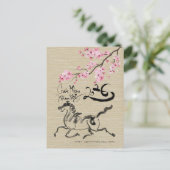 Cartes Pour Fêtes Annuelles Blossoms Vietnamese New Year of the Horse VHPostC (Debout devant)