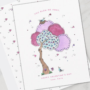 Cartes Pour Fêtes Annuelles Blow Me Away Valentine Holiday Card