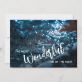 Cartes Pour Fêtes Annuelles Blue Christmas Tree Flat (Devant)