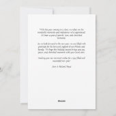 Cartes Pour Fêtes Annuelles Blue Gradient Dot Joyful New Year Photo (Dos)