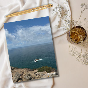 Cartes Pour Fêtes Annuelles Blue Ocean Cliffs, Portugal Photographie, Voyage